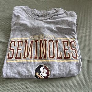 Seminoles Women's Gray Short Sleeve Tee